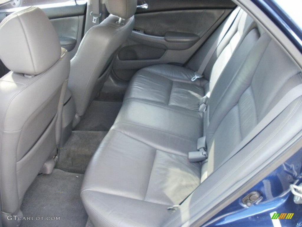 2003 Accord EX-L Sedan - Eternal Blue Pearl / Gray photo #6