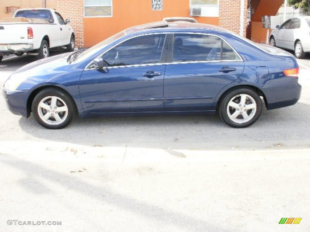 2003 Accord EX-L Sedan - Eternal Blue Pearl / Gray photo #7