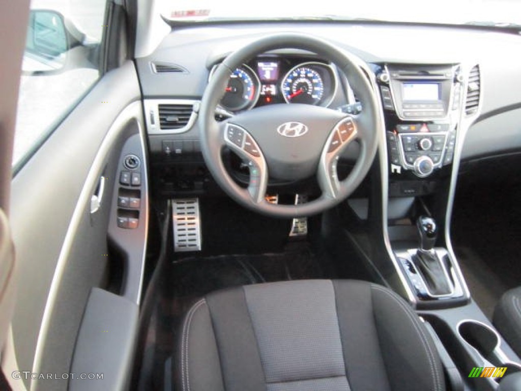 2013 Elantra GT - Silver / Black photo #14