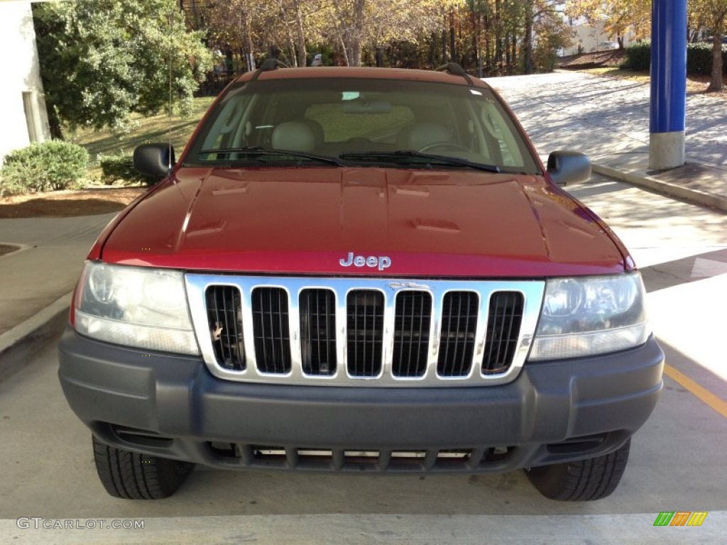 2003 Grand Cherokee Laredo - Inferno Red Tinted Pearlcoat / Sandstone photo #3