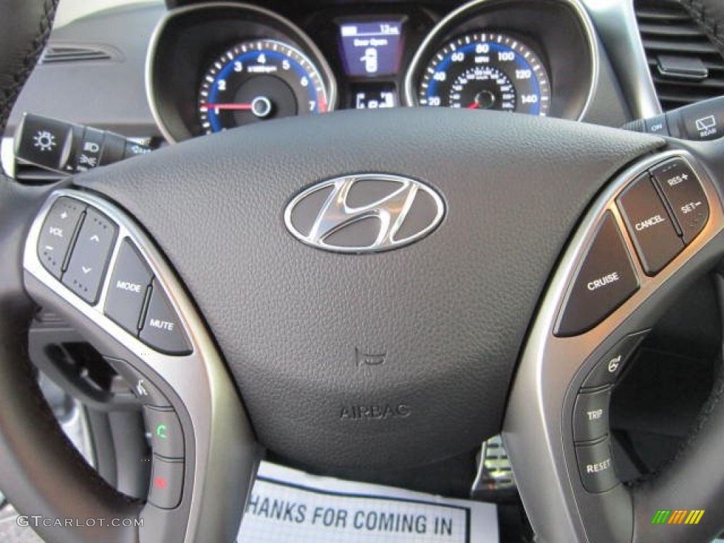 2013 Elantra GT - Silver / Black photo #18
