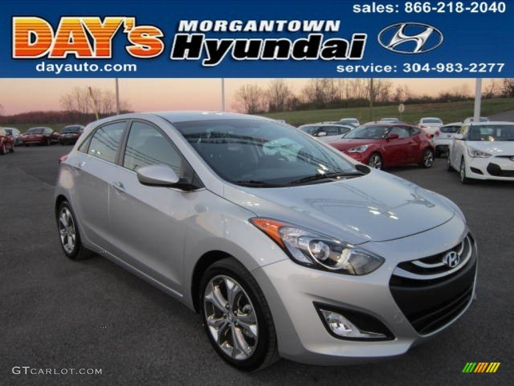 2013 Elantra GT - Silver / Black photo #1