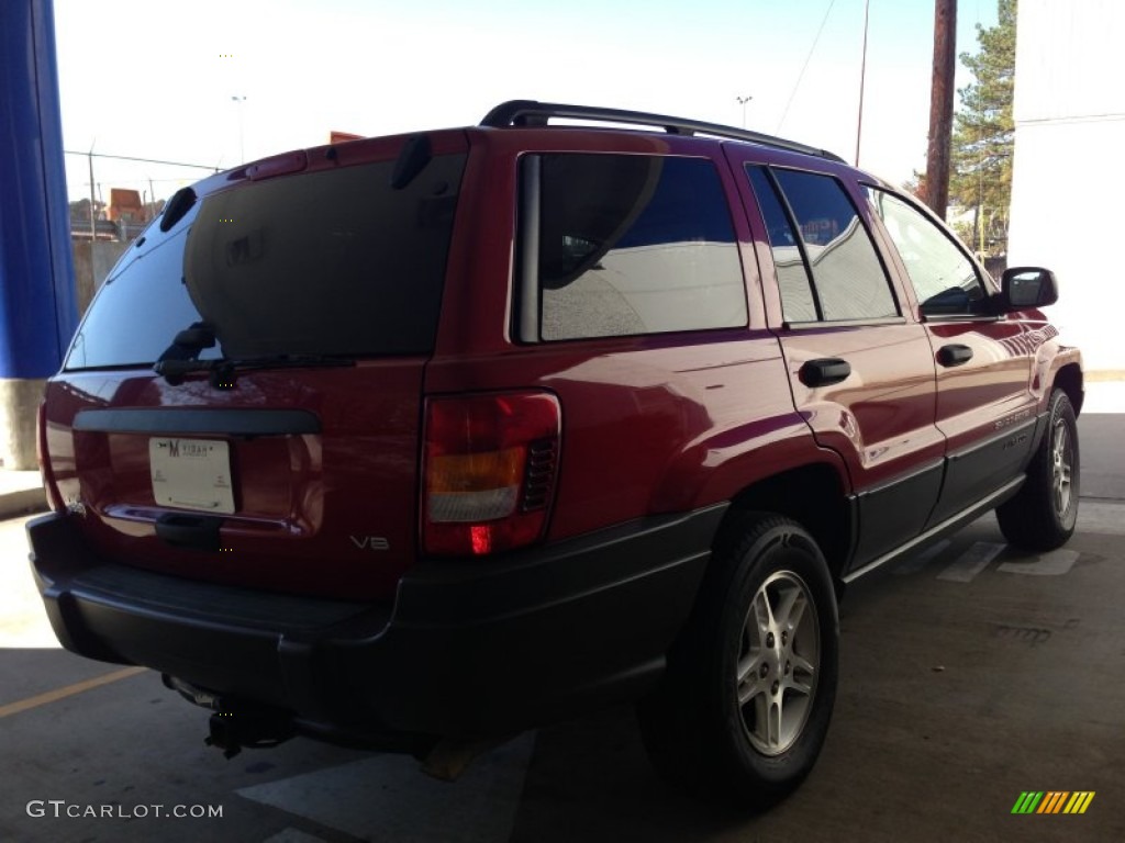 2003 Grand Cherokee Laredo - Inferno Red Tinted Pearlcoat / Sandstone photo #8