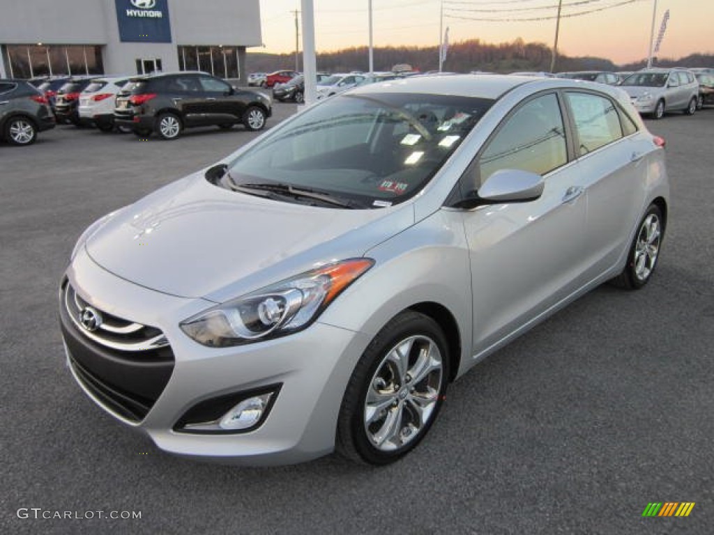 2013 Elantra GT - Silver / Black photo #3