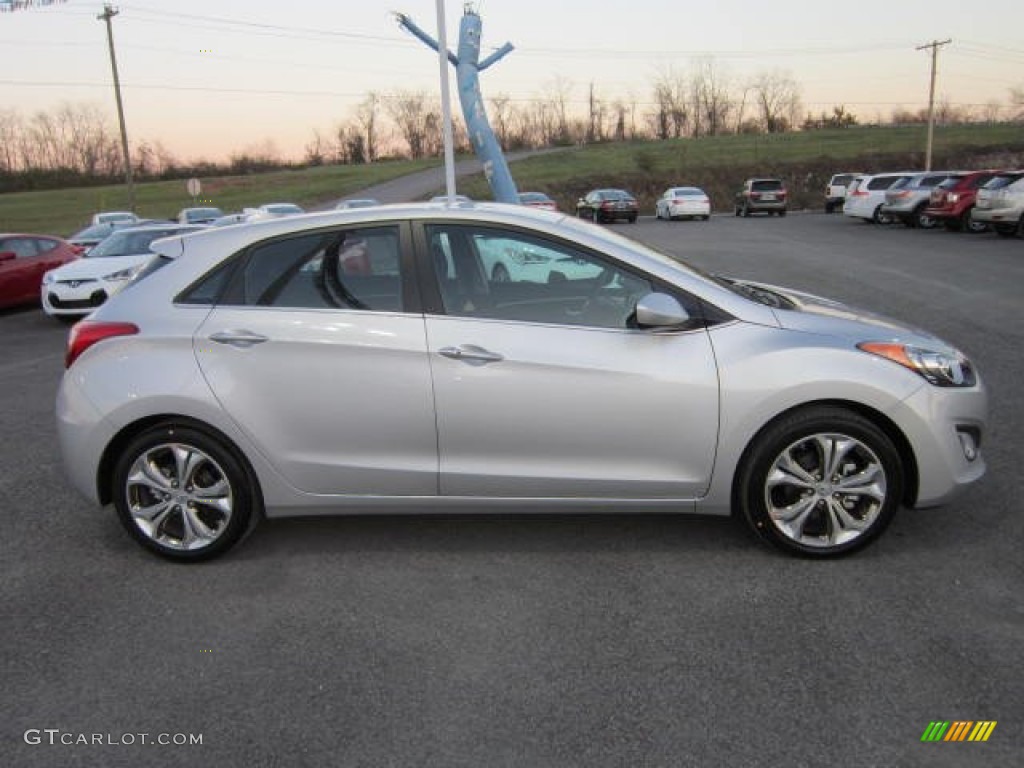2013 Elantra GT - Silver / Black photo #8
