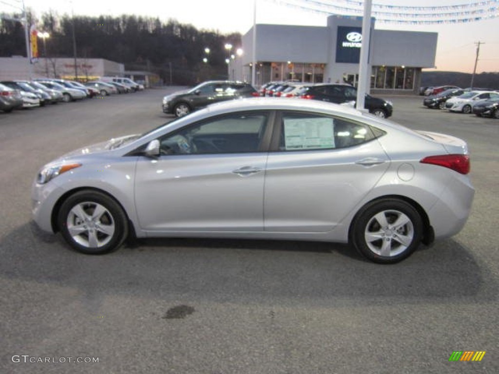 2013 Elantra GLS - Silver / Gray photo #4