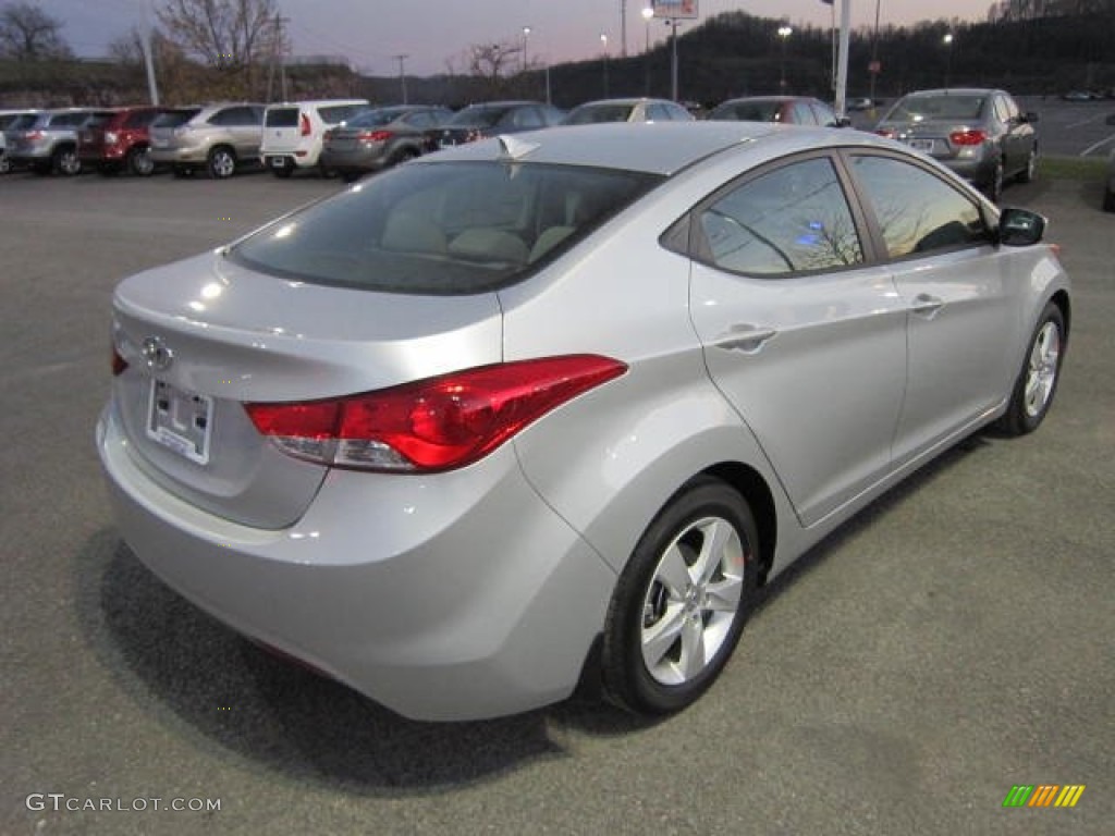 2013 Elantra GLS - Silver / Gray photo #7