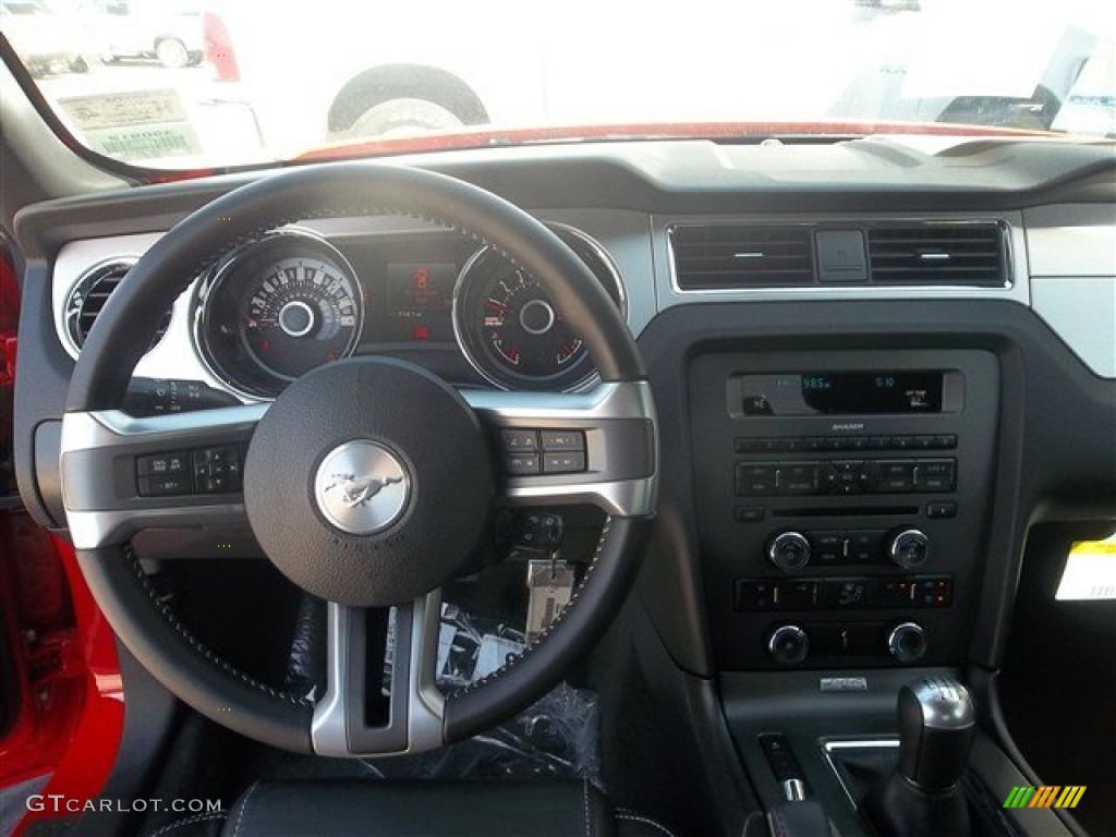 2013 Mustang GT Premium Coupe - Race Red / Charcoal Black photo #33