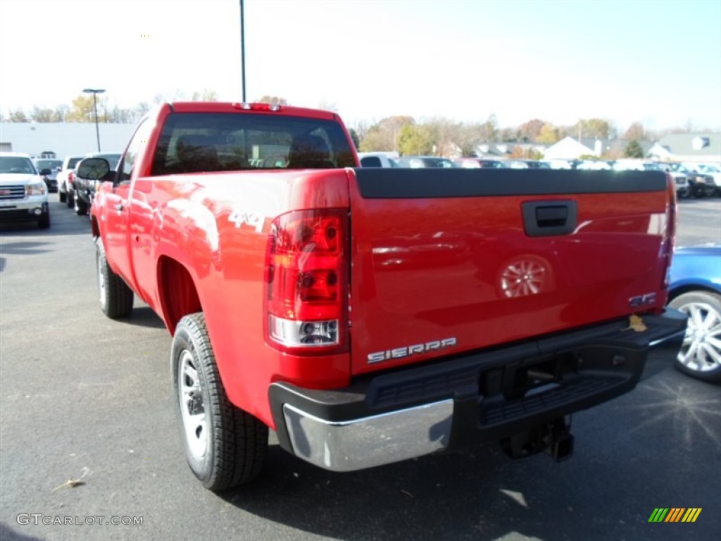 2013 Sierra 3500HD Regular Cab 4x4 - Fire Red / Dark Titanium photo #5