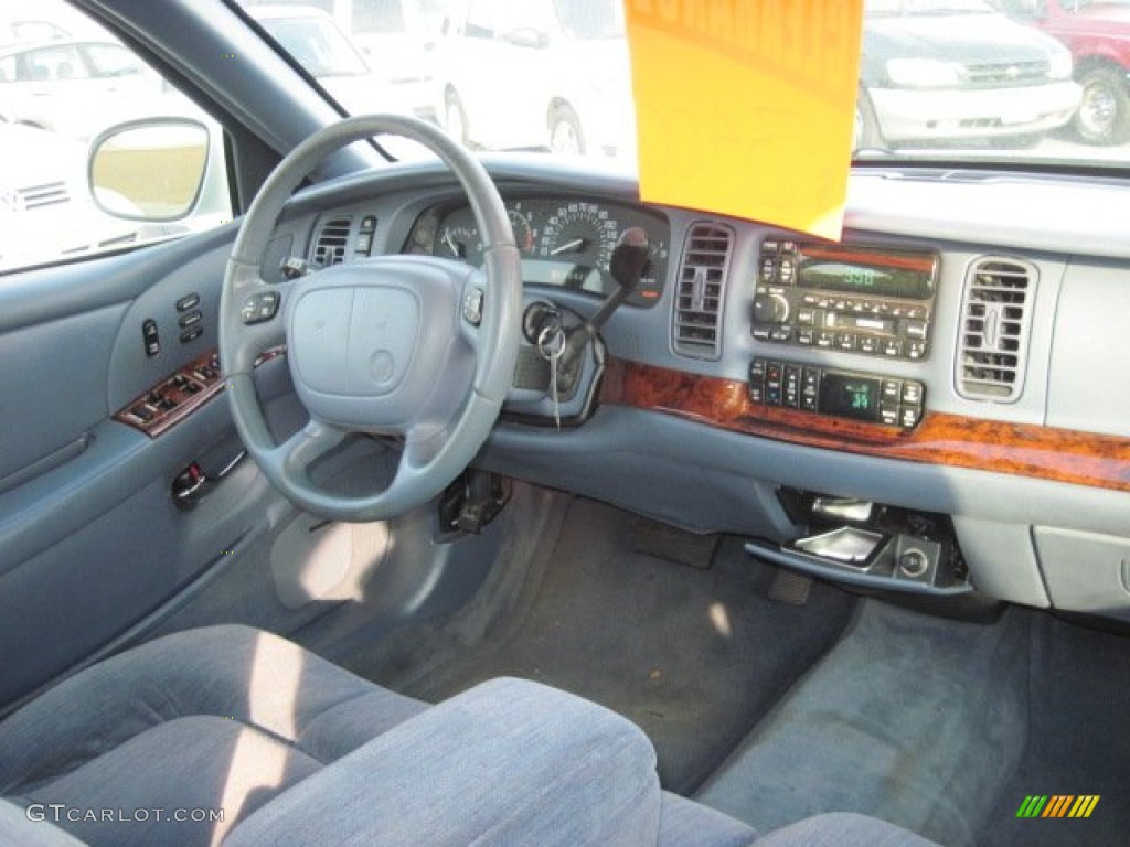 1997 Park Avenue Sedan - Bright White / Adriatic Blue photo #7