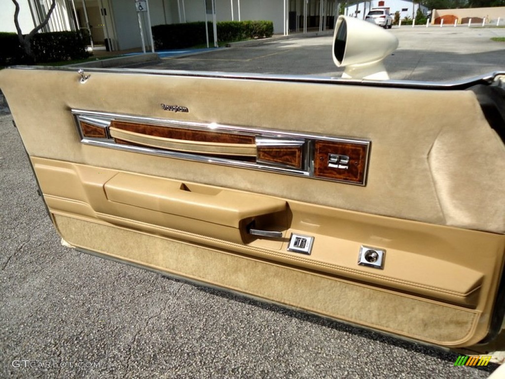 1985 Oldsmobile Cutlass Supreme Brougham Coupe Beige Door Panel Photo #73416014
