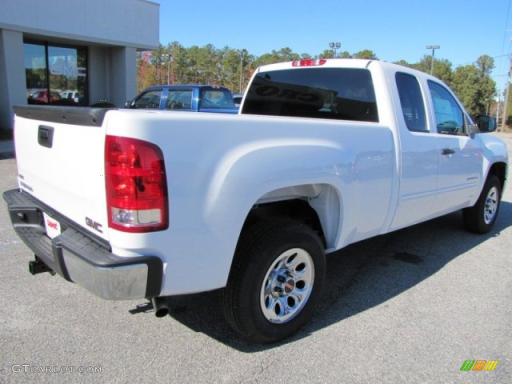 2012 Sierra 1500 SL Extended Cab - Summit White / Dark Titanium photo #7