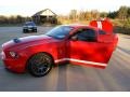 2011 Race Red Ford Mustang Shelby GT500 SVT Performance Package Coupe  photo #12