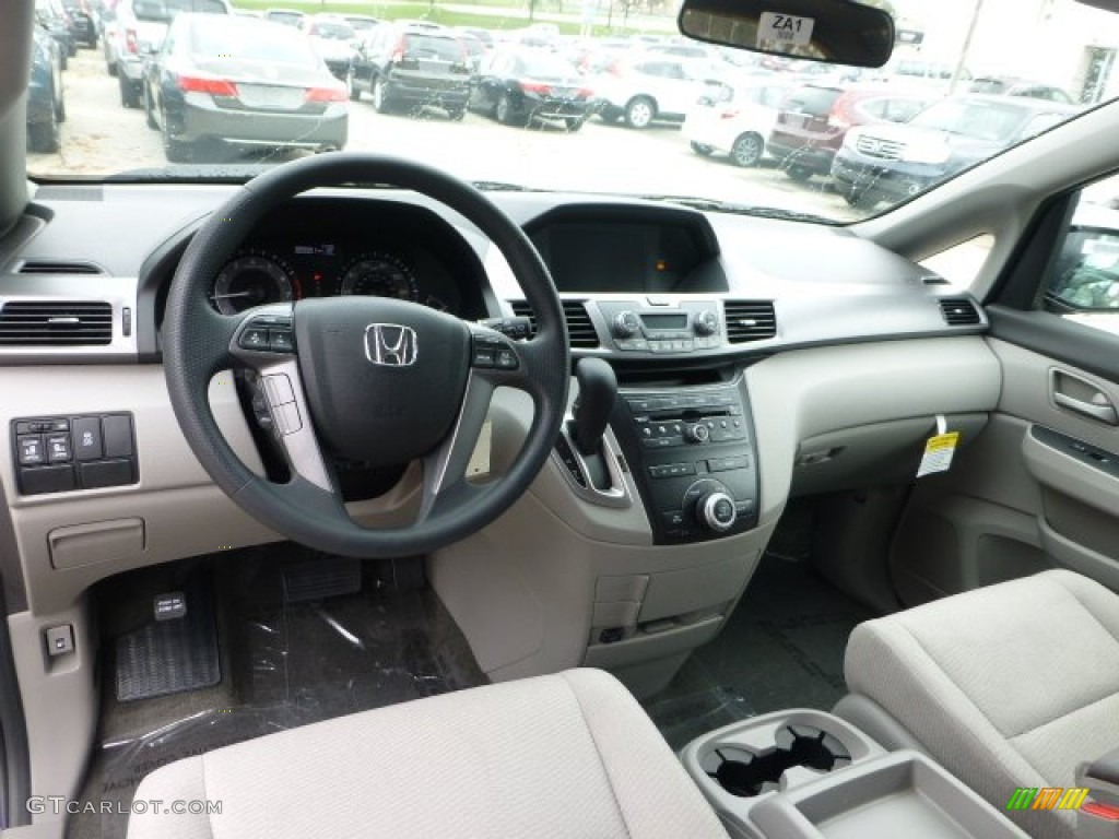 Gray Interior 2013 Honda Odyssey EX Photo #73418531