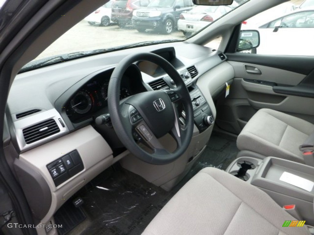 Gray Interior 2013 Honda Odyssey EX Photo #73418600