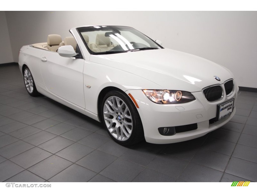 2010 3 Series 328i Convertible - Alpine White / Cream Beige photo #1