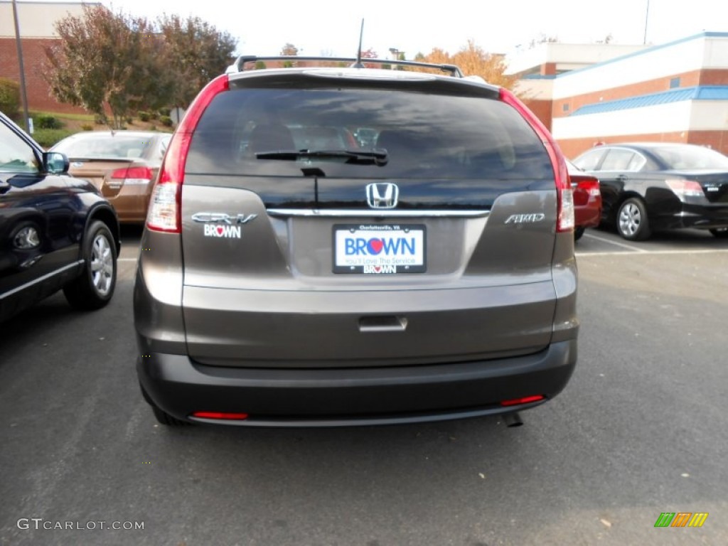 2012 CR-V EX-L 4WD - Polished Metal Metallic / Beige photo #5