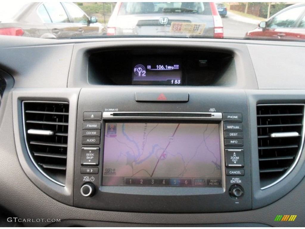 2012 CR-V EX-L 4WD - Polished Metal Metallic / Beige photo #14