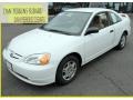 Taffeta White 2001 Honda Civic LX Coupe