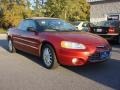 2001 Dark Garnet Red Pearlcoat Chrysler Sebring LXi Convertible  photo #18