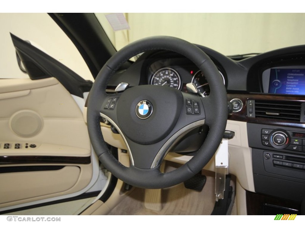 2010 3 Series 328i Convertible - Alpine White / Cream Beige photo #29