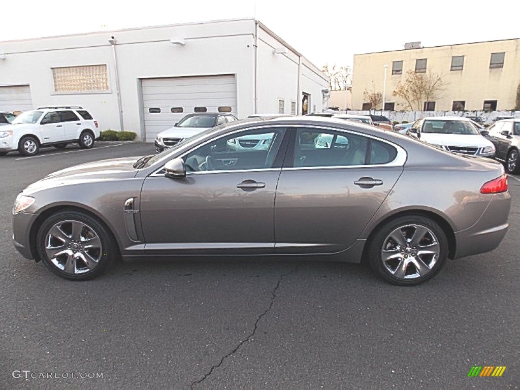 Vapour Grey Metallic 2010 Jaguar XF Sport Sedan Exterior Photo #73420676