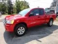 2011 Red Alert Nissan Titan SV King Cab 4x4  photo #2