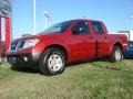 2011 Red Brick Nissan Frontier S Crew Cab  photo #4