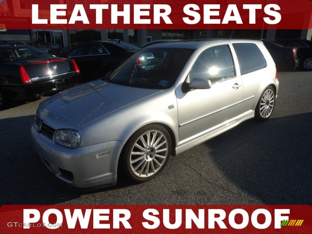 2004 R32  - Reflex Silver Metallic / Black Leather photo #1