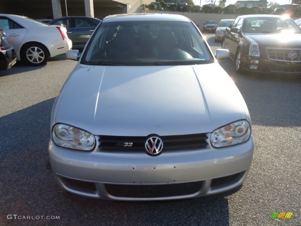 2004 R32  - Reflex Silver Metallic / Black Leather photo #3