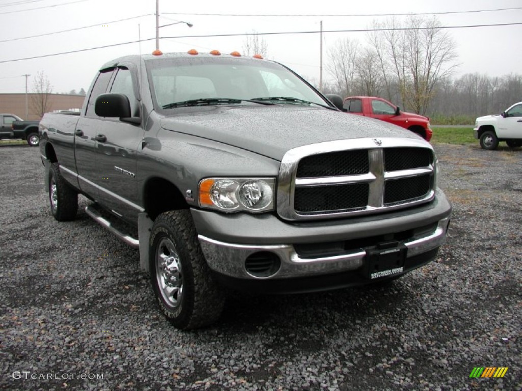 Mineral Gray Metallic 2005 Dodge Ram 2500 SLT Quad Cab 4x4 Exterior Photo #73423760