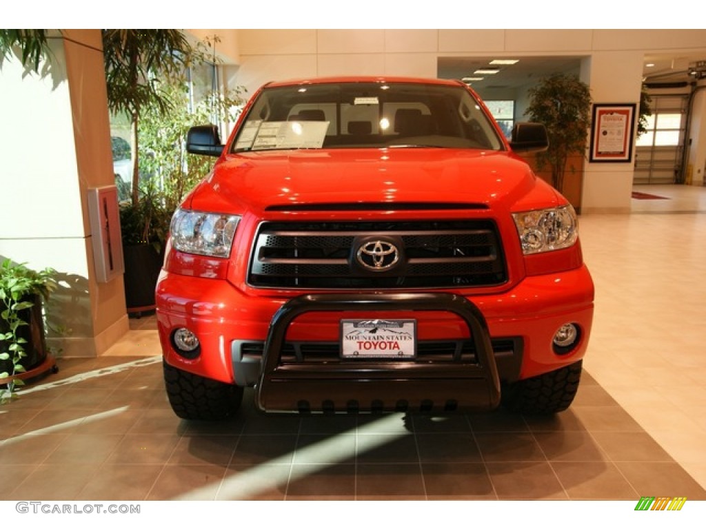 2013 Tundra SR5 TRD Double Cab 4x4 - Radiant Red / Graphite photo #4