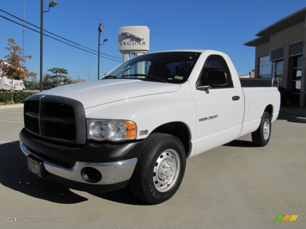 2005 Ram 2500 ST Regular Cab - Bright White / Dark Slate Gray photo #5