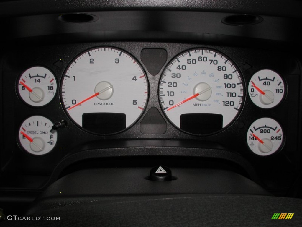 2005 Dodge Ram 2500 SLT Quad Cab 4x4 Gauges Photo #73424411