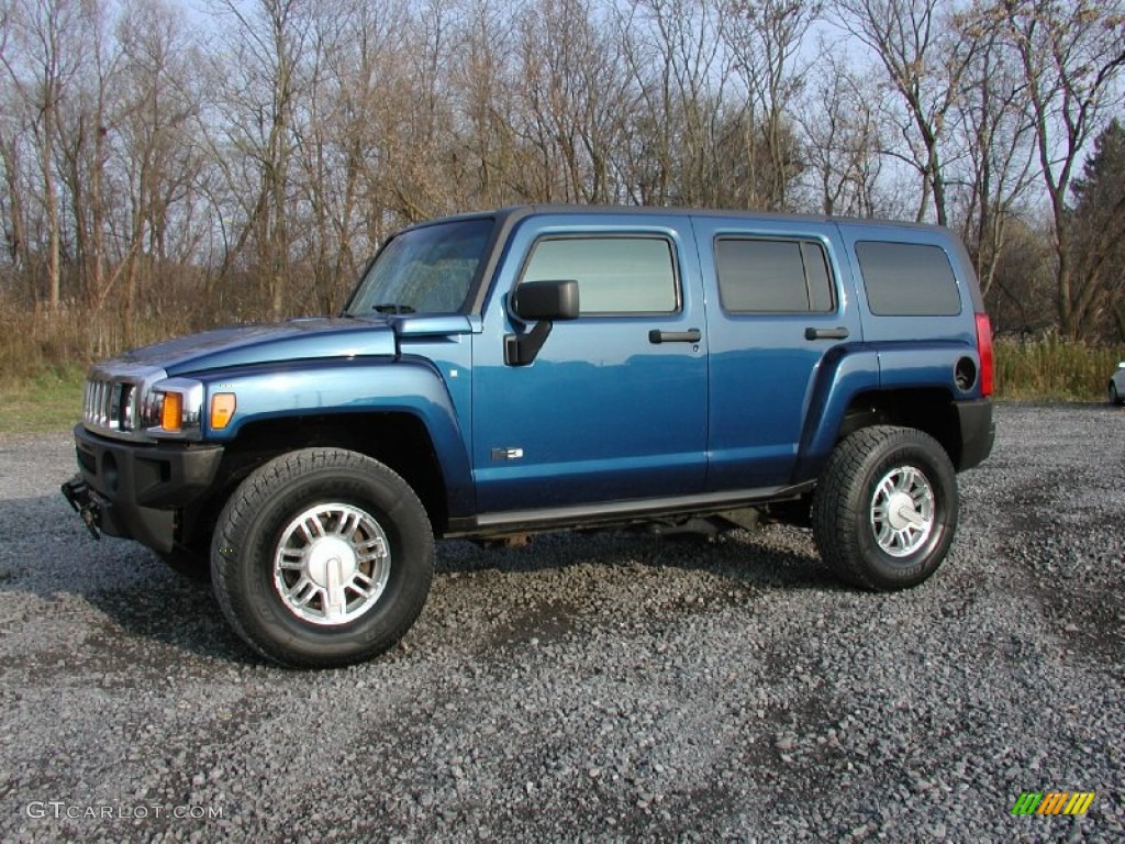Superior Blue 2006 Hummer H3 Standard H3 Model Exterior Photo #73424525