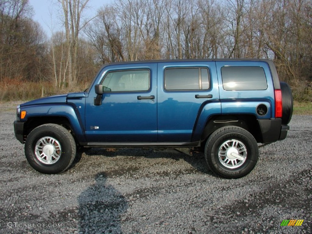 Superior Blue 2006 Hummer H3 Standard H3 Model Exterior Photo #73424567
