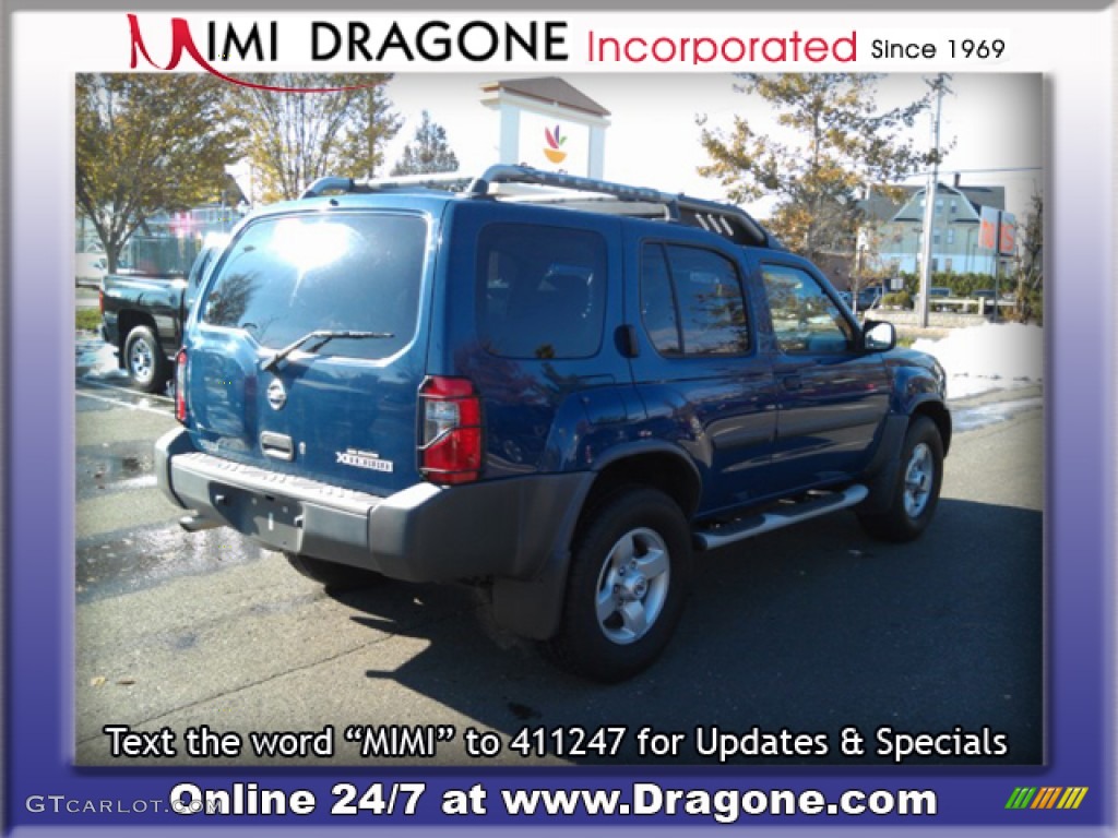 2004 Xterra SE 4x4 - Just Blue / Gray photo #6
