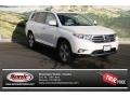 2013 Blizzard White Pearl Toyota Highlander Limited 4WD  photo #1