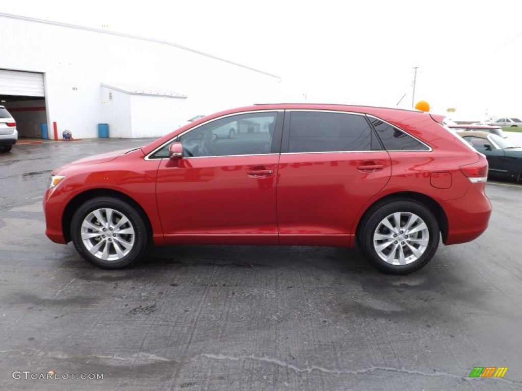 Barcelona Red Metallic 2013 Toyota Venza LE Exterior Photo #73426121