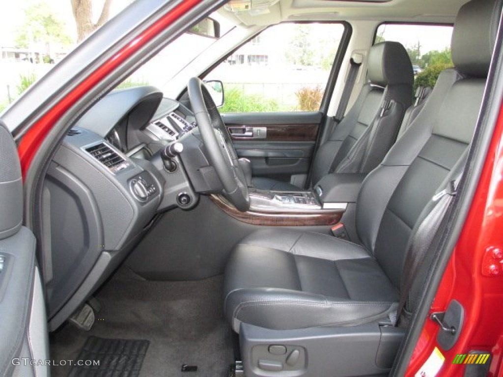 Ebony Interior 2013 Land Rover Range Rover Sport HSE Photo #73426511