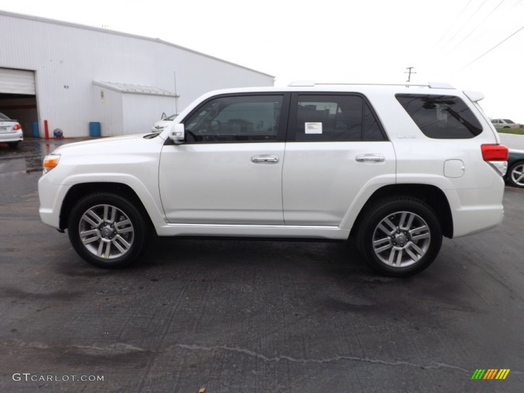 2013 4Runner Limited 4x4 - Blizzard White Pearl / Sand Beige Leather photo #4