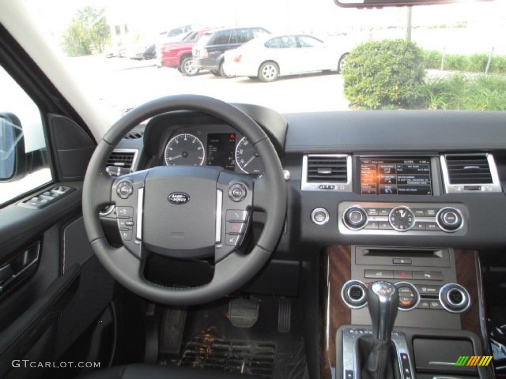 2013 Land Rover Range Rover Sport HSE Ebony Dashboard Photo #73427399