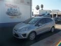 2013 Ingot Silver Ford Fiesta S Sedan  photo #1