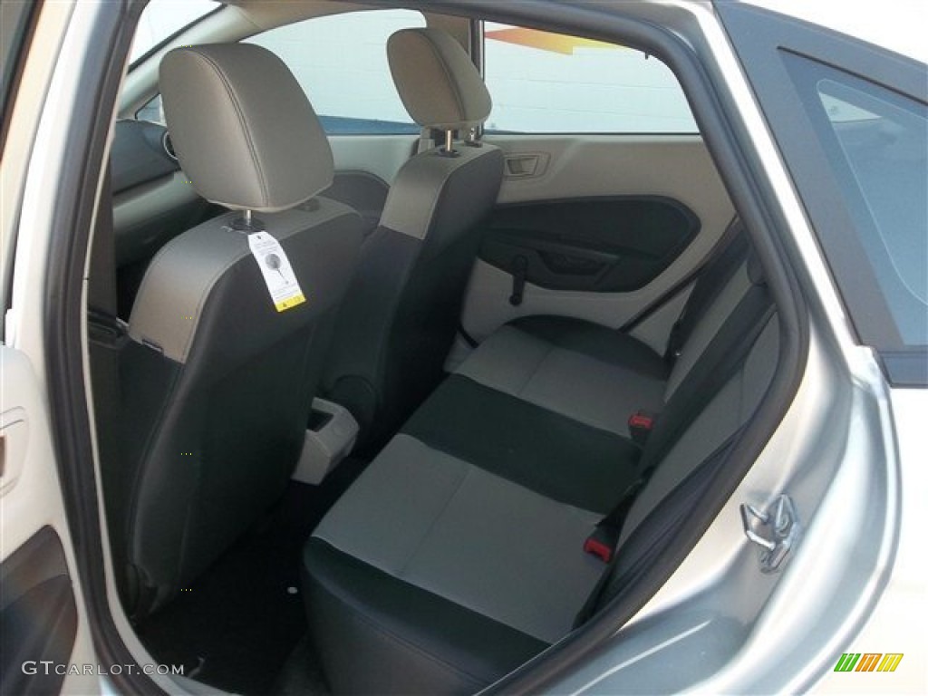 2013 Fiesta S Sedan - Ingot Silver / Charcoal Black/Light Stone photo #24