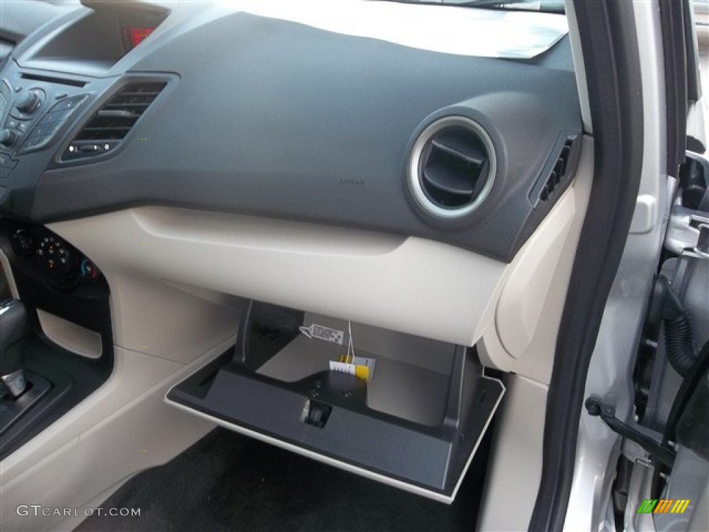 2013 Fiesta S Sedan - Ingot Silver / Charcoal Black/Light Stone photo #30
