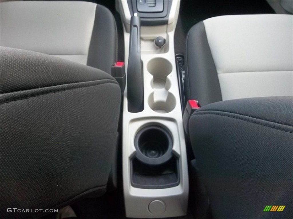 2013 Fiesta S Sedan - Ingot Silver / Charcoal Black/Light Stone photo #37