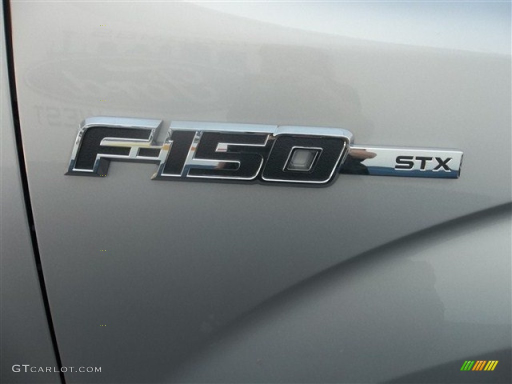 2013 F150 STX SuperCab - Ingot Silver Metallic / Steel Gray photo #17