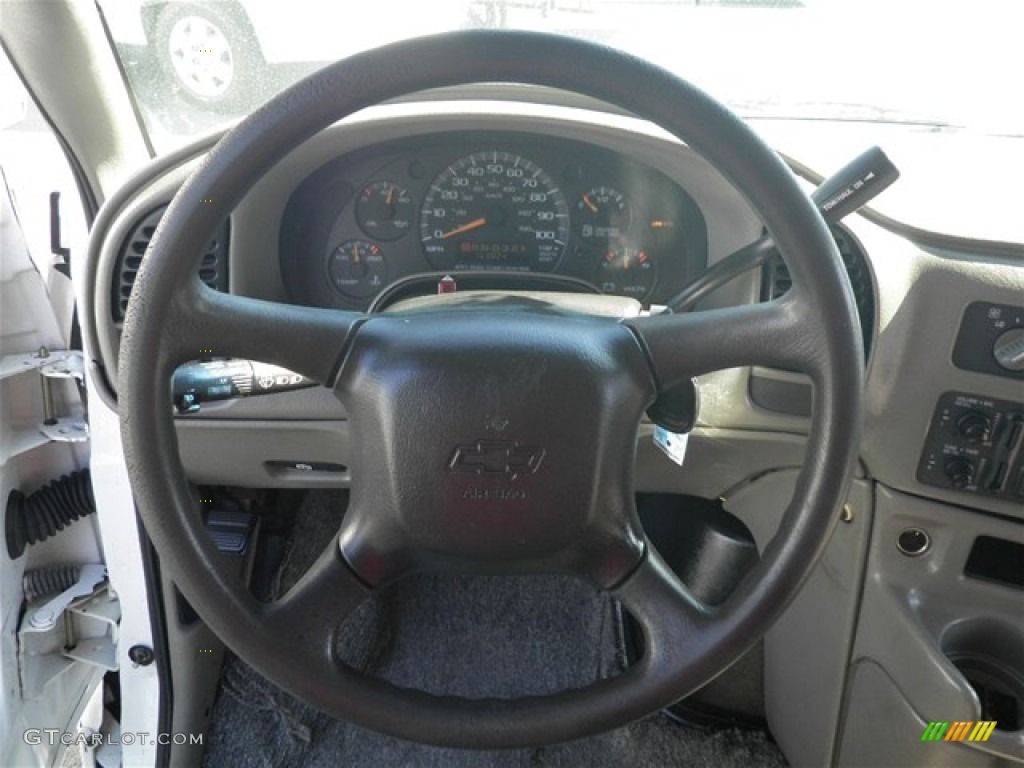 2004 Chevrolet Astro AWD Cargo Van Medium Gray Steering Wheel Photo #73429240