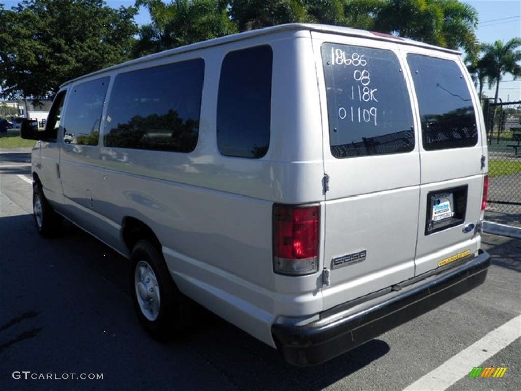 2008 E Series Van E250 Super Duty Commericial Extended - Silver Metallic / Medium Flint photo #8