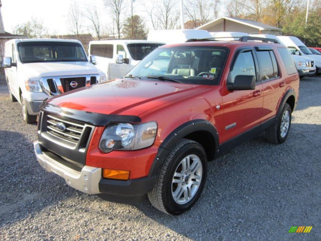 Orange Frost Metallic 2007 Ford Explorer XLT Ironman Edition 4x4 Exterior Photo #73431407